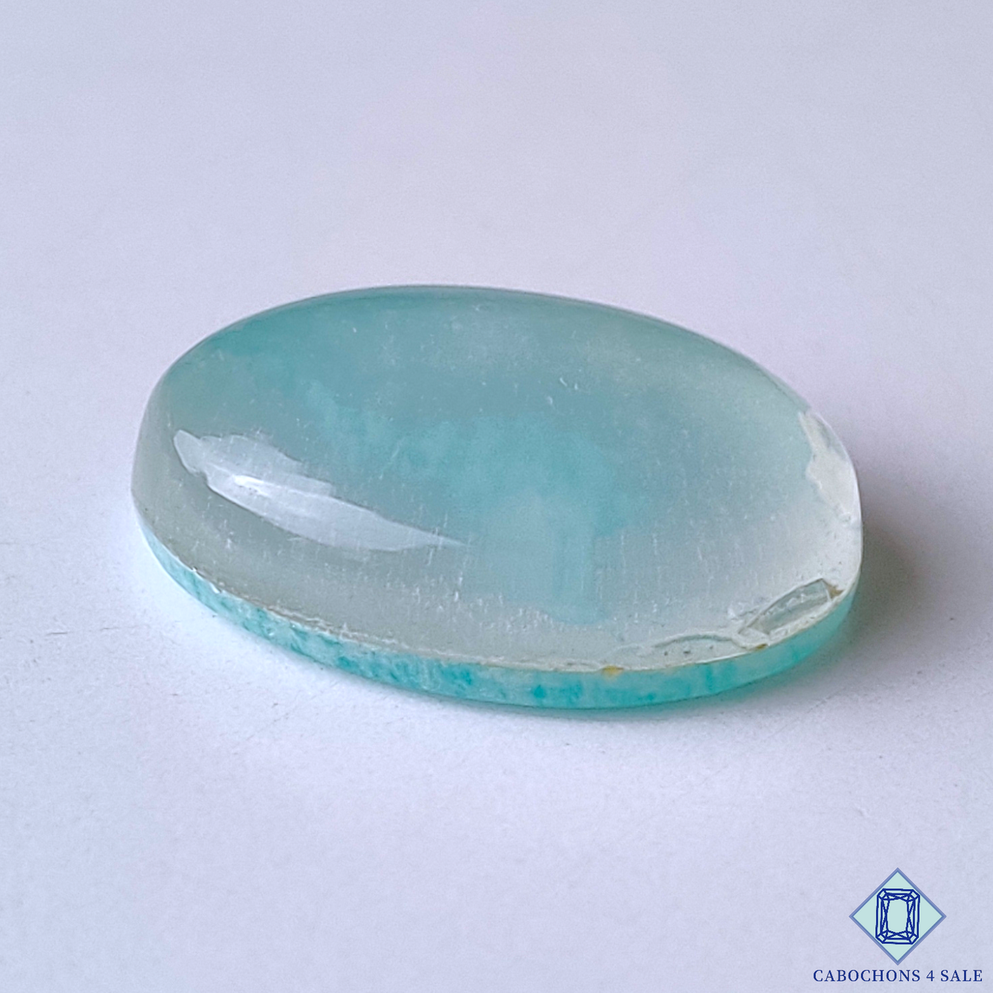 Amazonite + Crystal Quartz Doublet