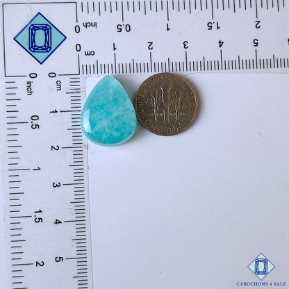 Amazonite + Crystal Quartz Doublet