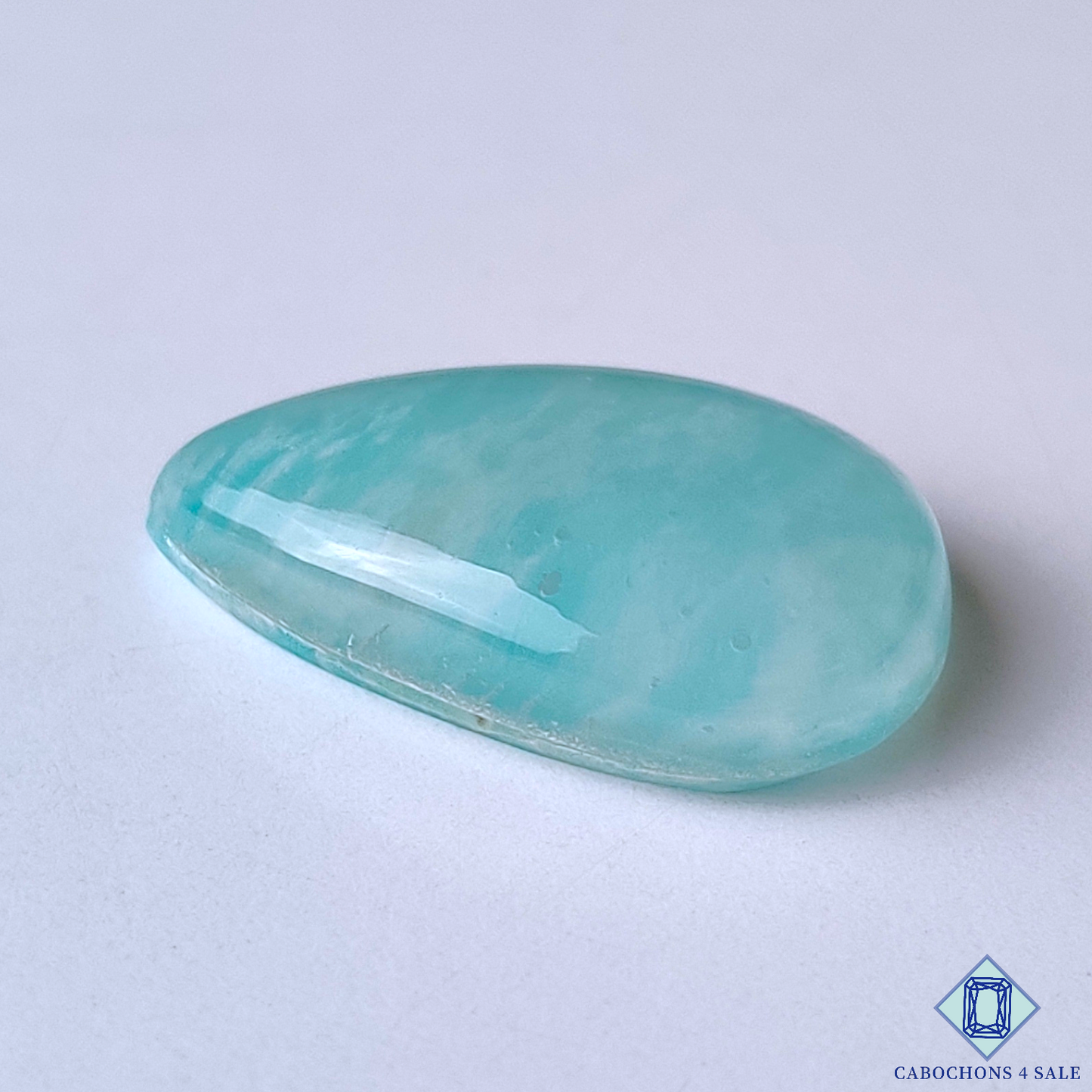 Amazonite + Crystal Quartz Doublet