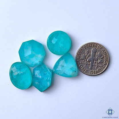 Amazonite Crystal Quartz Doublets