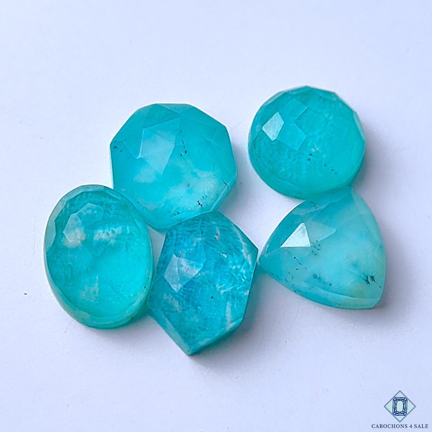 Amazonite Crystal Quartz Doublets