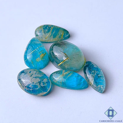 Amazonite Rutile Quartz Doublets