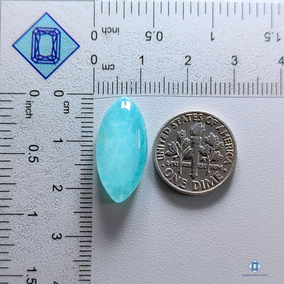 Amazonite +  Crystal Quartz Doublets Marquise Doublets