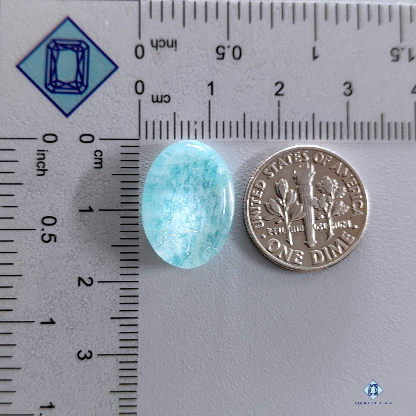 Amazonite +  Crystal Quartz Doublets Oval Doublets