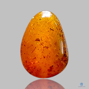 Amber Pear Cabochons