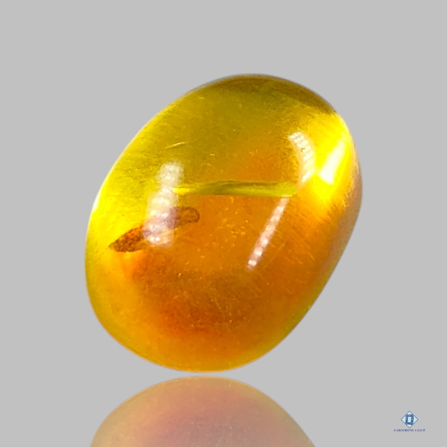 Amber Oval Cabochons