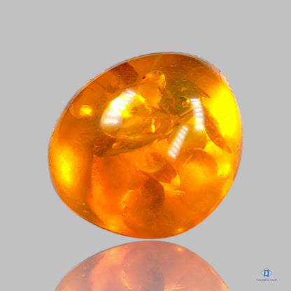 Amber Pear Cabochons