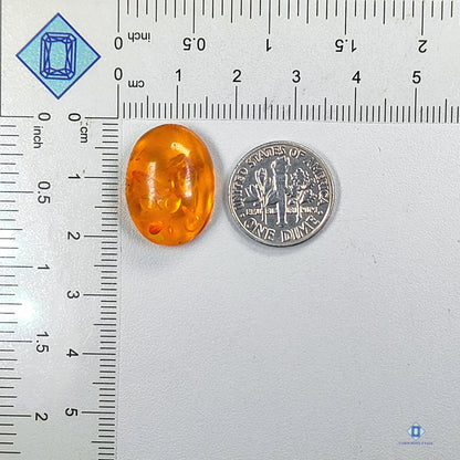 Amber Oval Cabochons