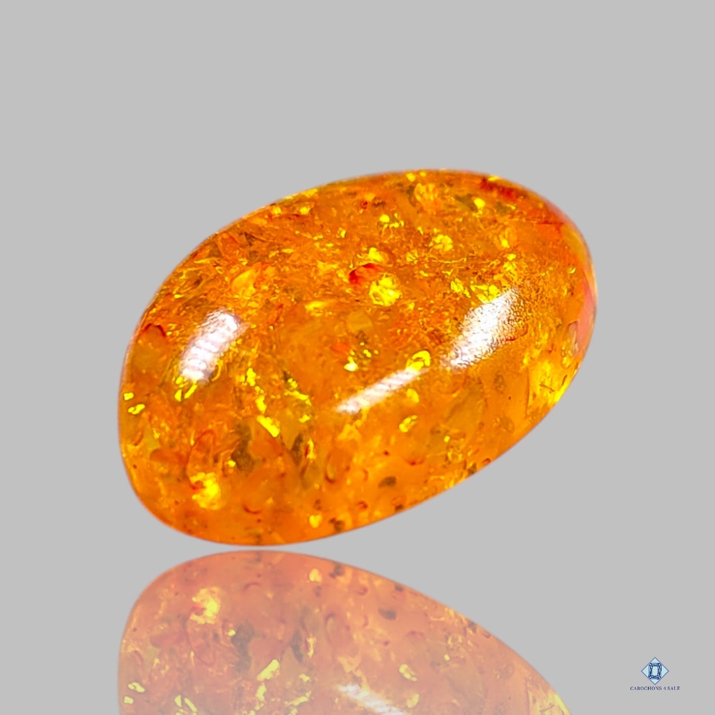 Amber Oval Cabochons