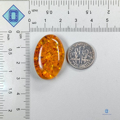 Amber Oval Cabochons