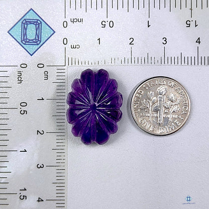 Amethyst Flower carvings