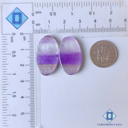 Amethyst Oval Pairs