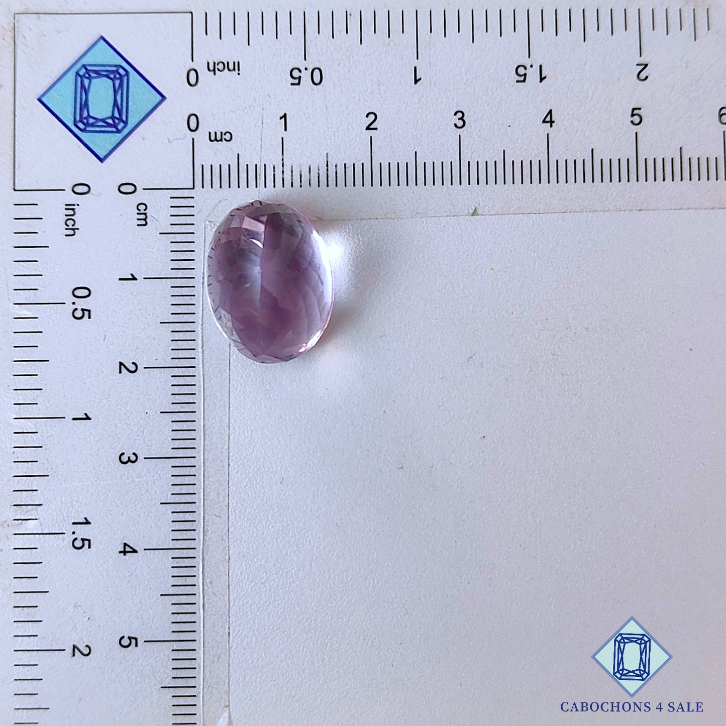 Natural Amethyst Gemstone Oval Faceted Cut 18*13*12mm from Brazil available for sale