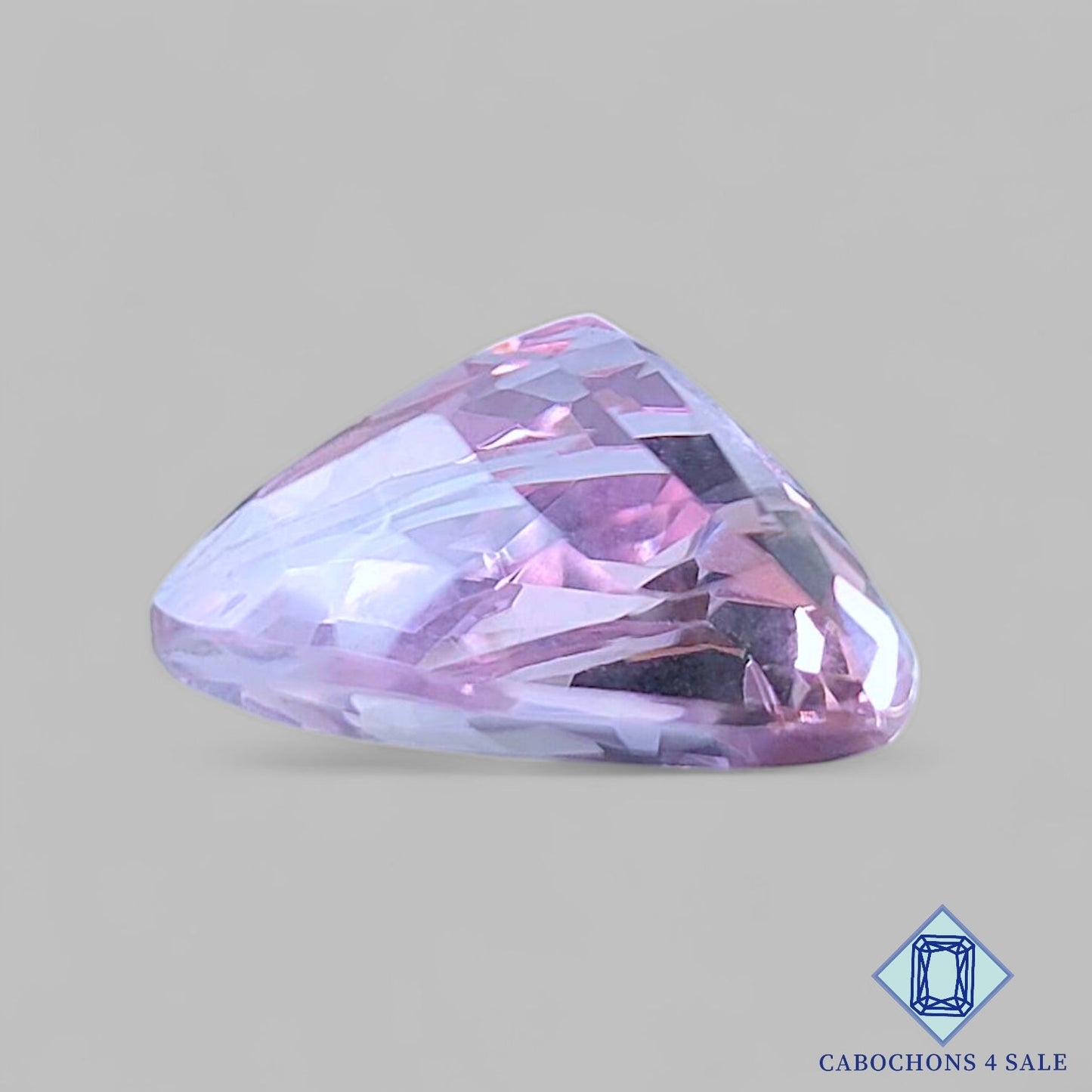 Natural Amethyst Gemstone  Triangle Faceted Cut 19*18*10mm from Brazil available for sale