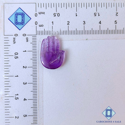 Natural Amethyst Gemstone Halloween Carvings 20*14*3mm from Brazil available for sale