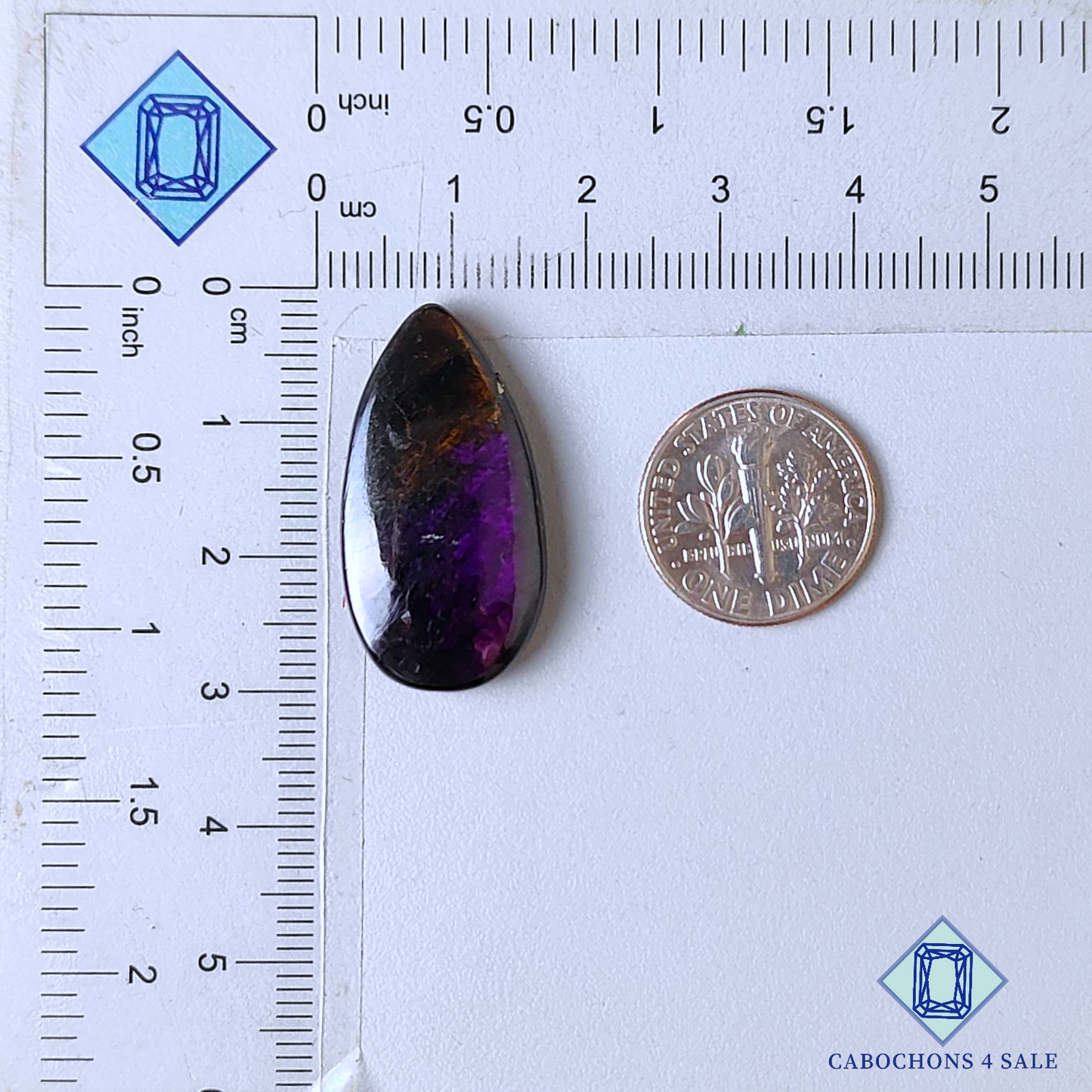 Amethyst Pear Cabochons