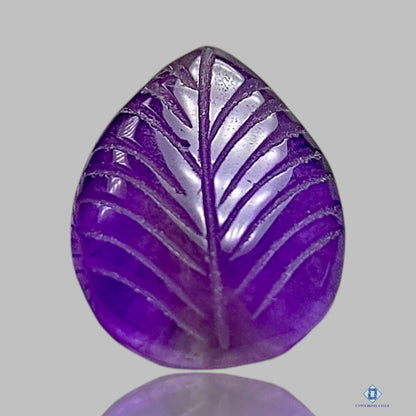 Amethyst Pear Carvings