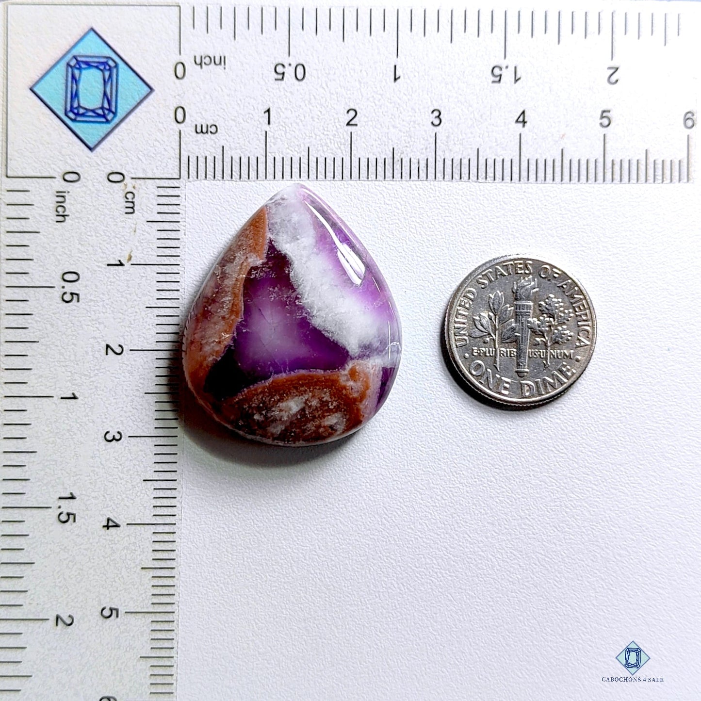 Amethyst Pear Cabochons