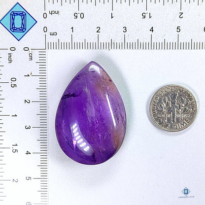 Amethyst Pear Cabochons