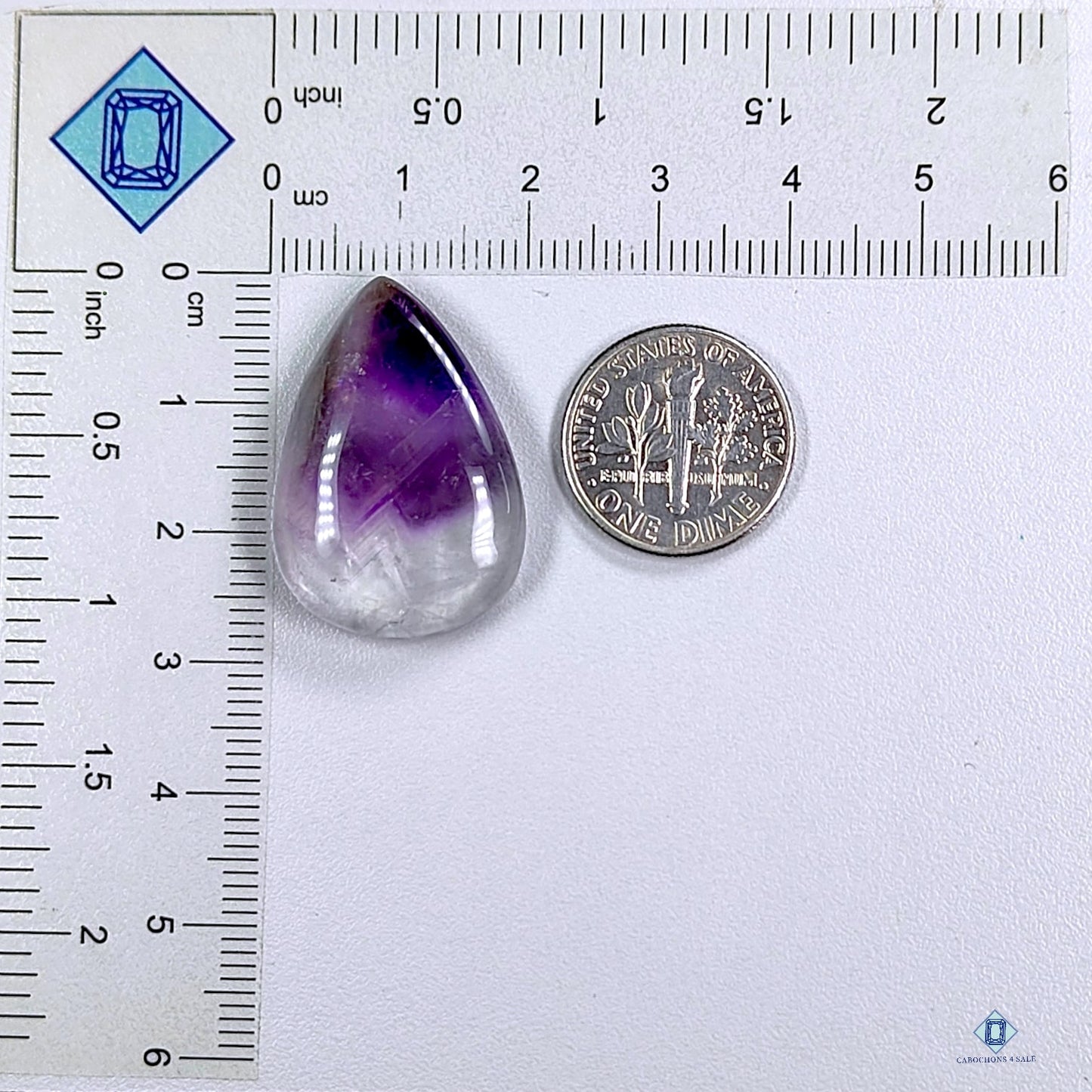 Amethyst Pear Cabochons