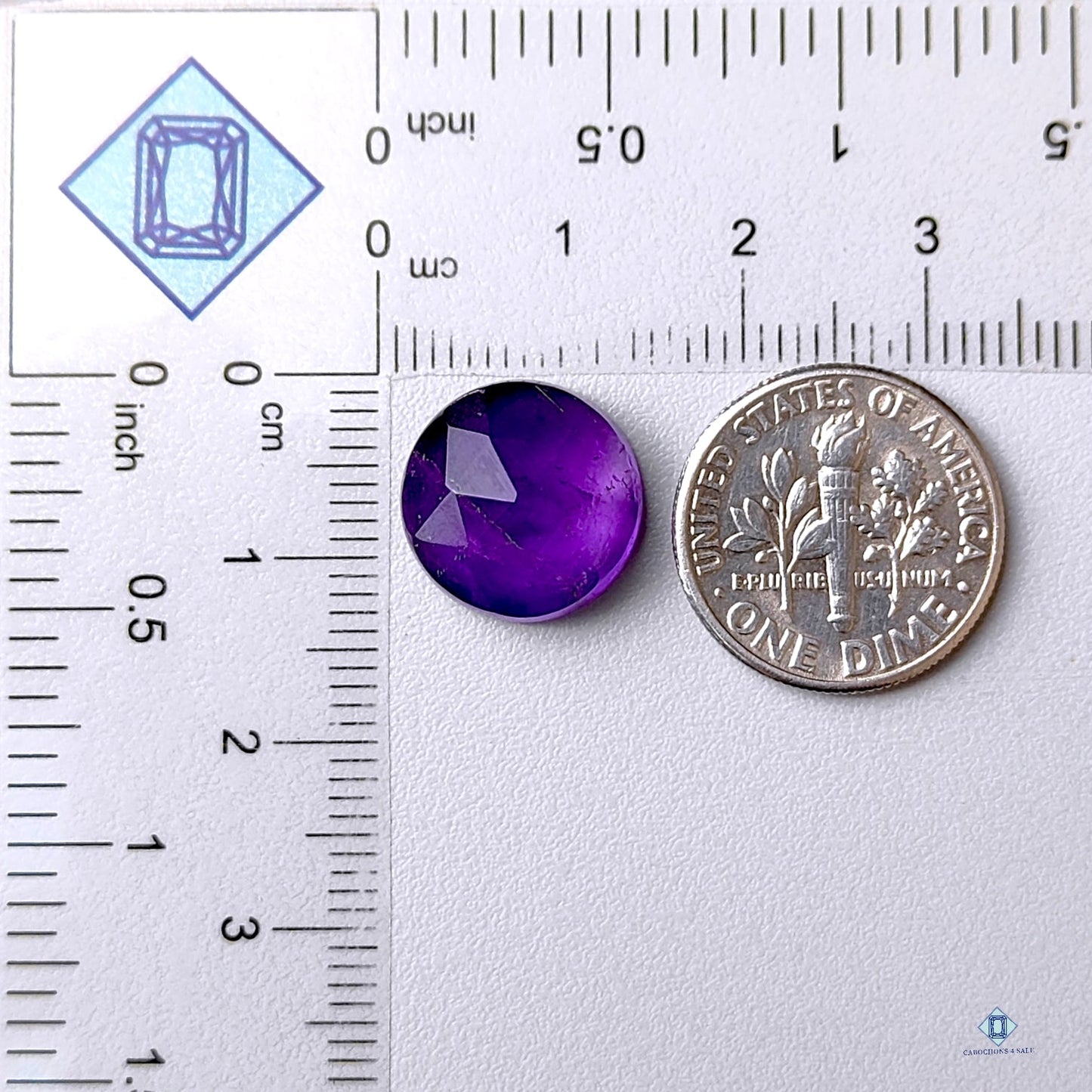 Amethyst Round Rose Cut