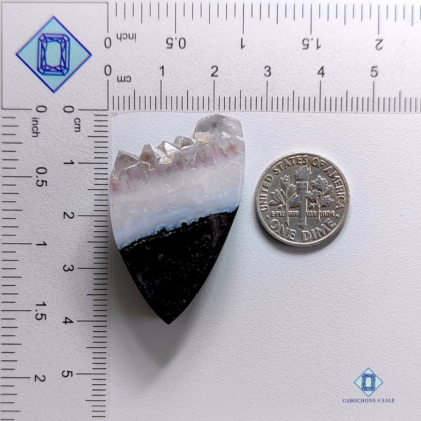 Amethyst Slice-Fancy-Druzy