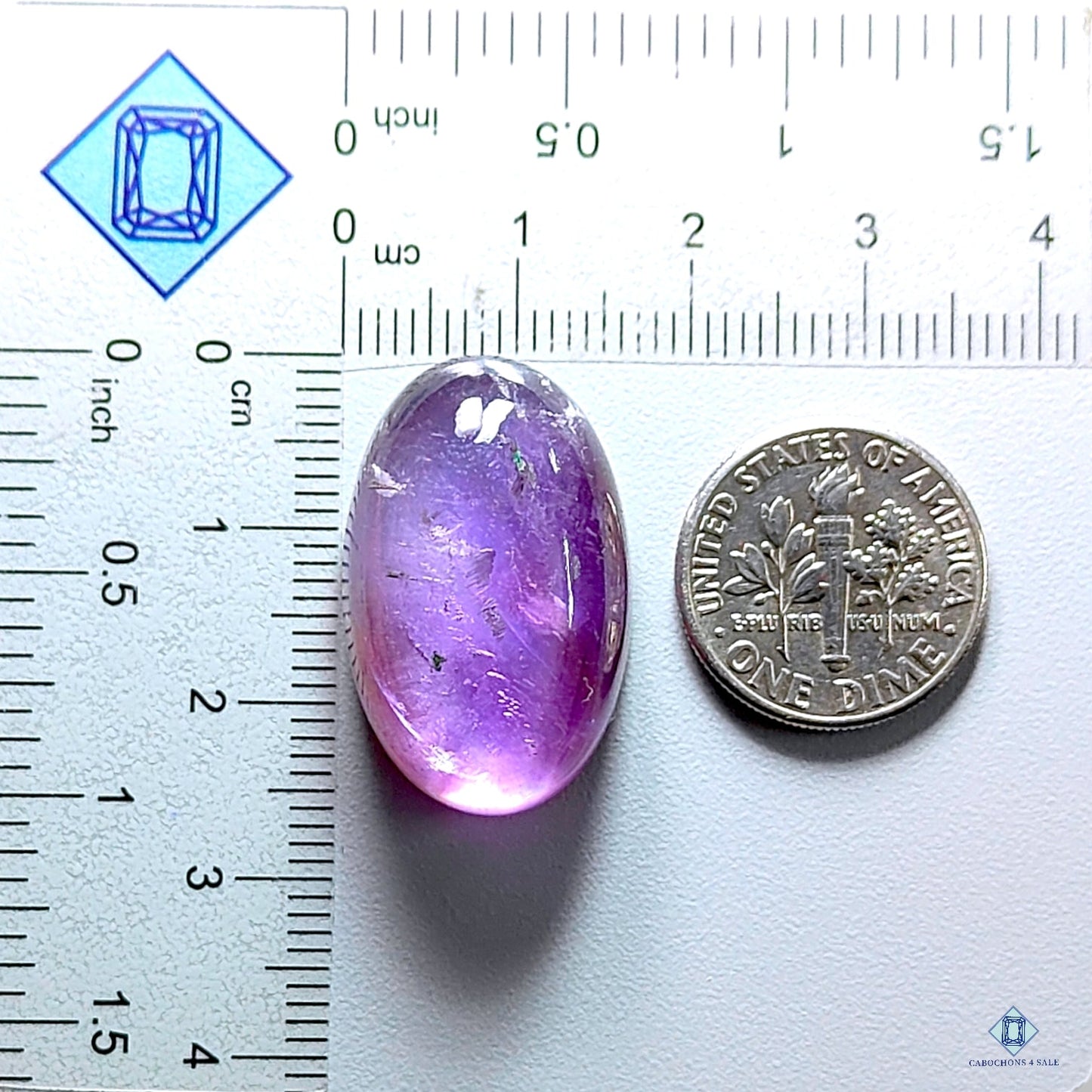 Amethyst +  MOP Doublets Oval Doublets