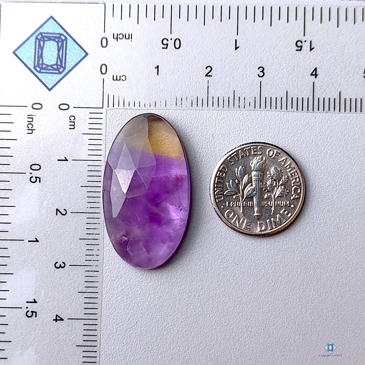 Ametrine Oval Rose Cut