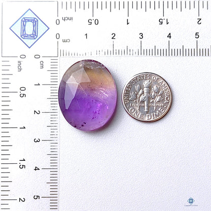 Ametrine Oval Rose Cut