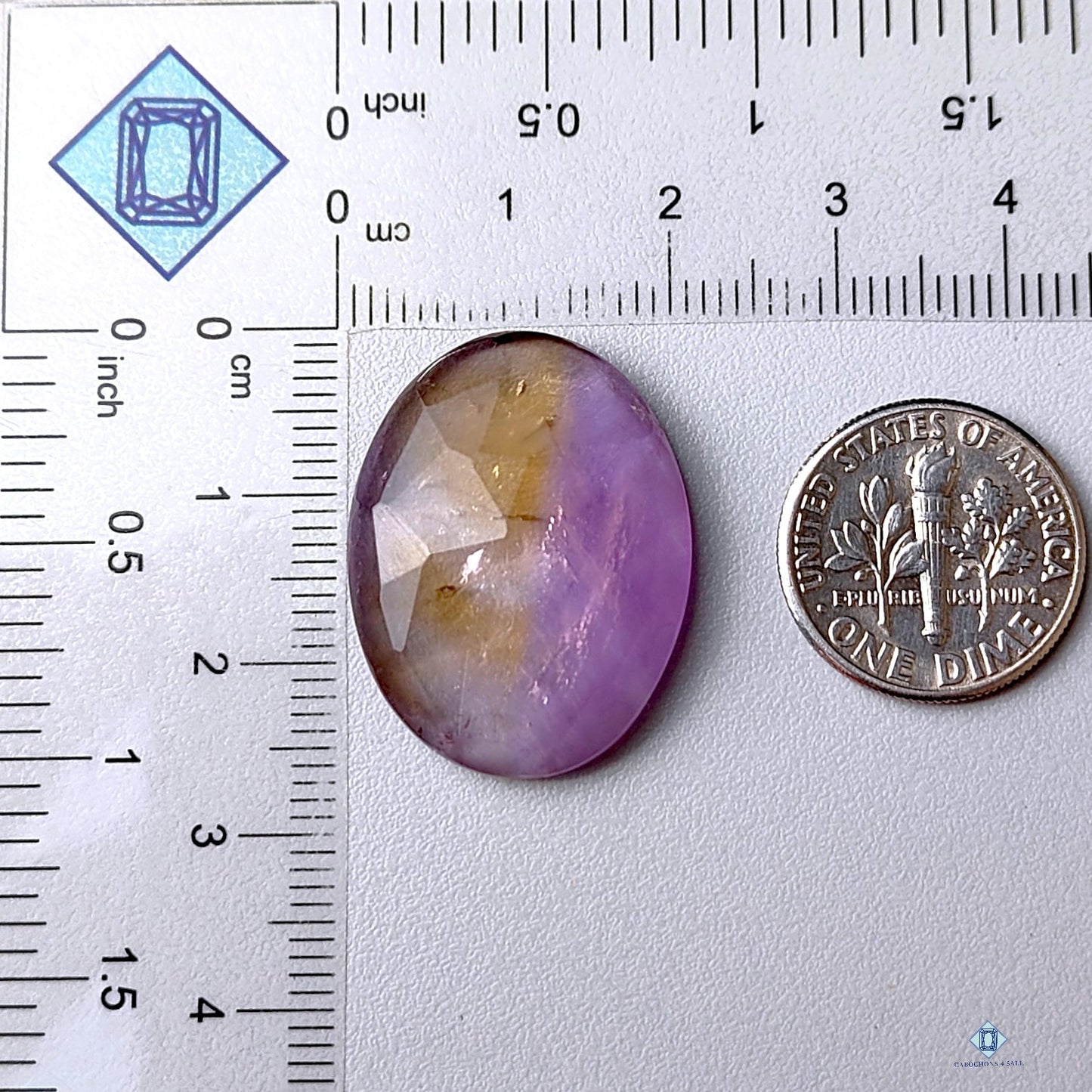 Ametrine Oval Rose Cut