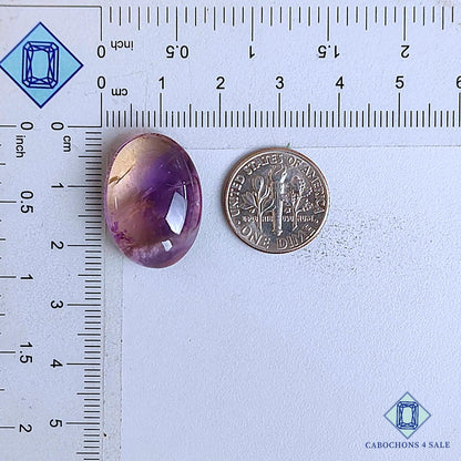 Natural Ametrine Gemstone  Oval Cabochons 22*16*8mm From Bolivia available for sale