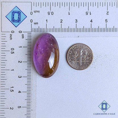 Natural Ametrine Gemstone  Oval Cabochons 29*17*9mm From Bolivia available for sale