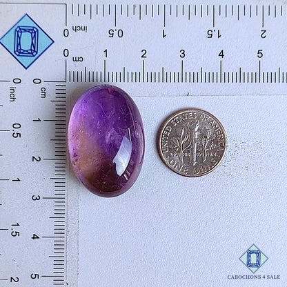 Natural Ametrine Gemstone  Oval Cabochons 28*19*12mm From Bolivia available for sale