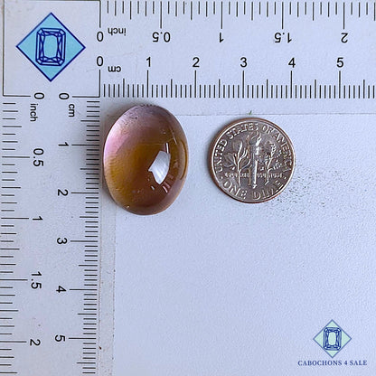 Natural Ametrine Gemstone  Oval Cabochons 23*17*10mm From Bolivia available for sale