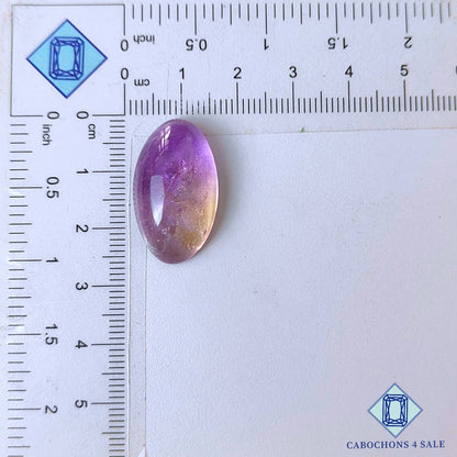 Natural Ametrine Gemstone  Oval Cabochons 25*14*8mm from Bolivia available for sale
