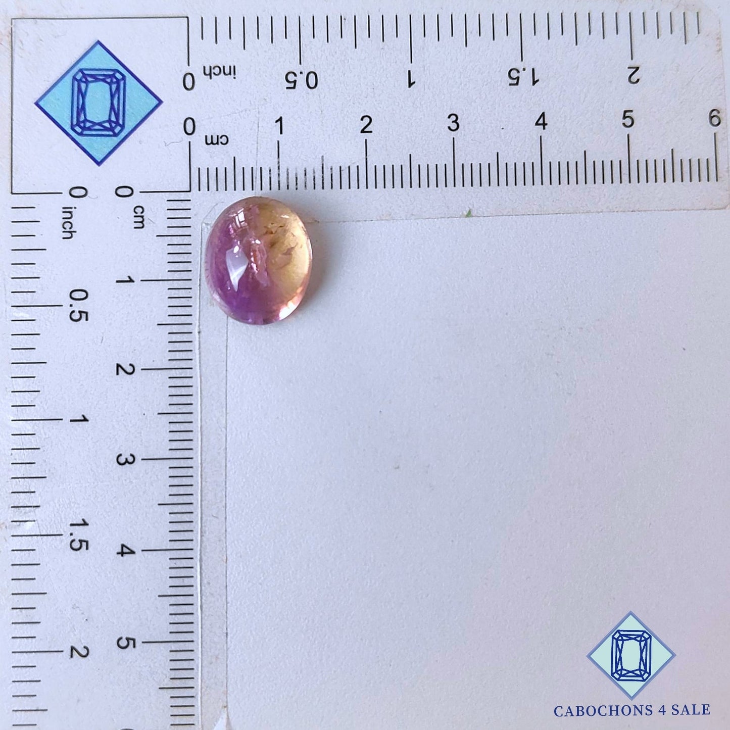 Natural Ametrine Gemstone  Oval Cabochons 14*12*7mm from Bolivia available for sale