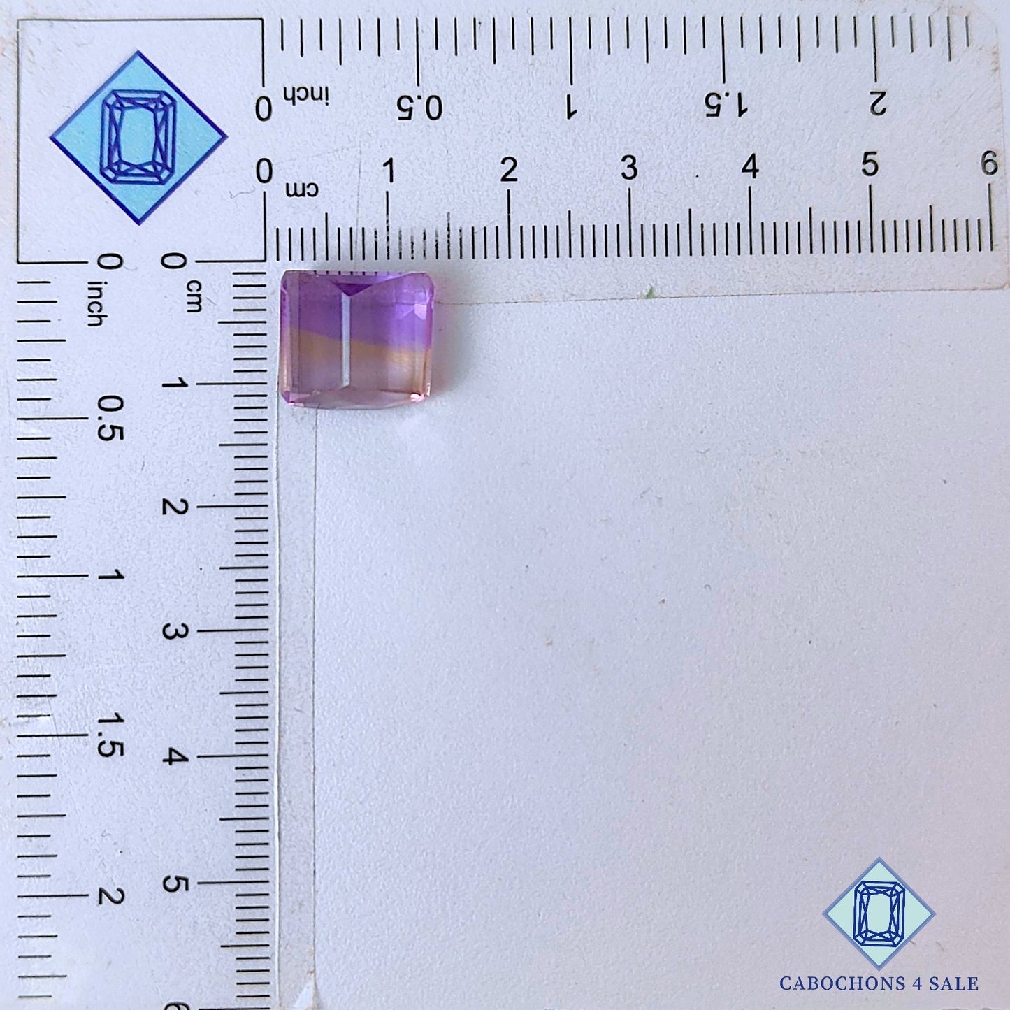 Natural Ametrine Gemstone  Fancy Faceted Cut 12*11*7mm from Bolivia available for sale