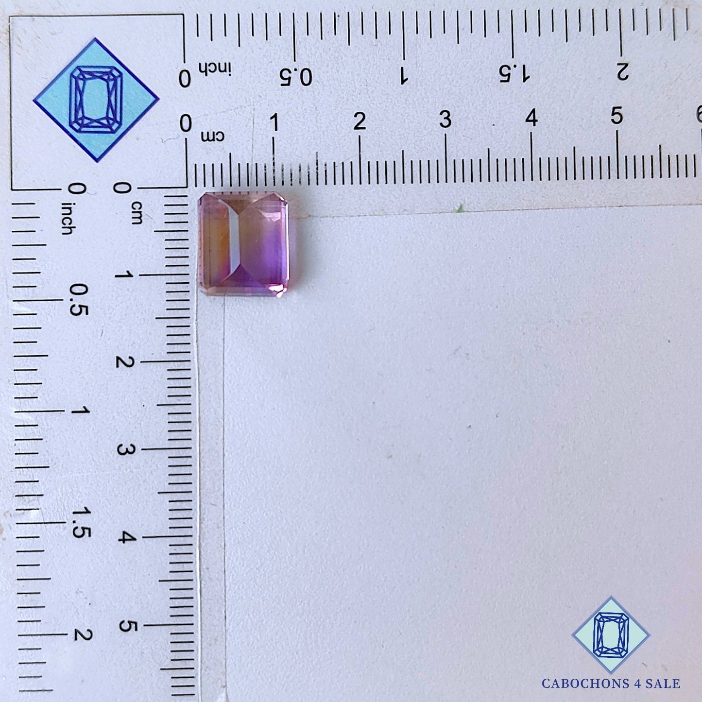 Natural Ametrine Gemstone  Fancy Faceted Cut 12*10*6mm from Bolivia available for sale