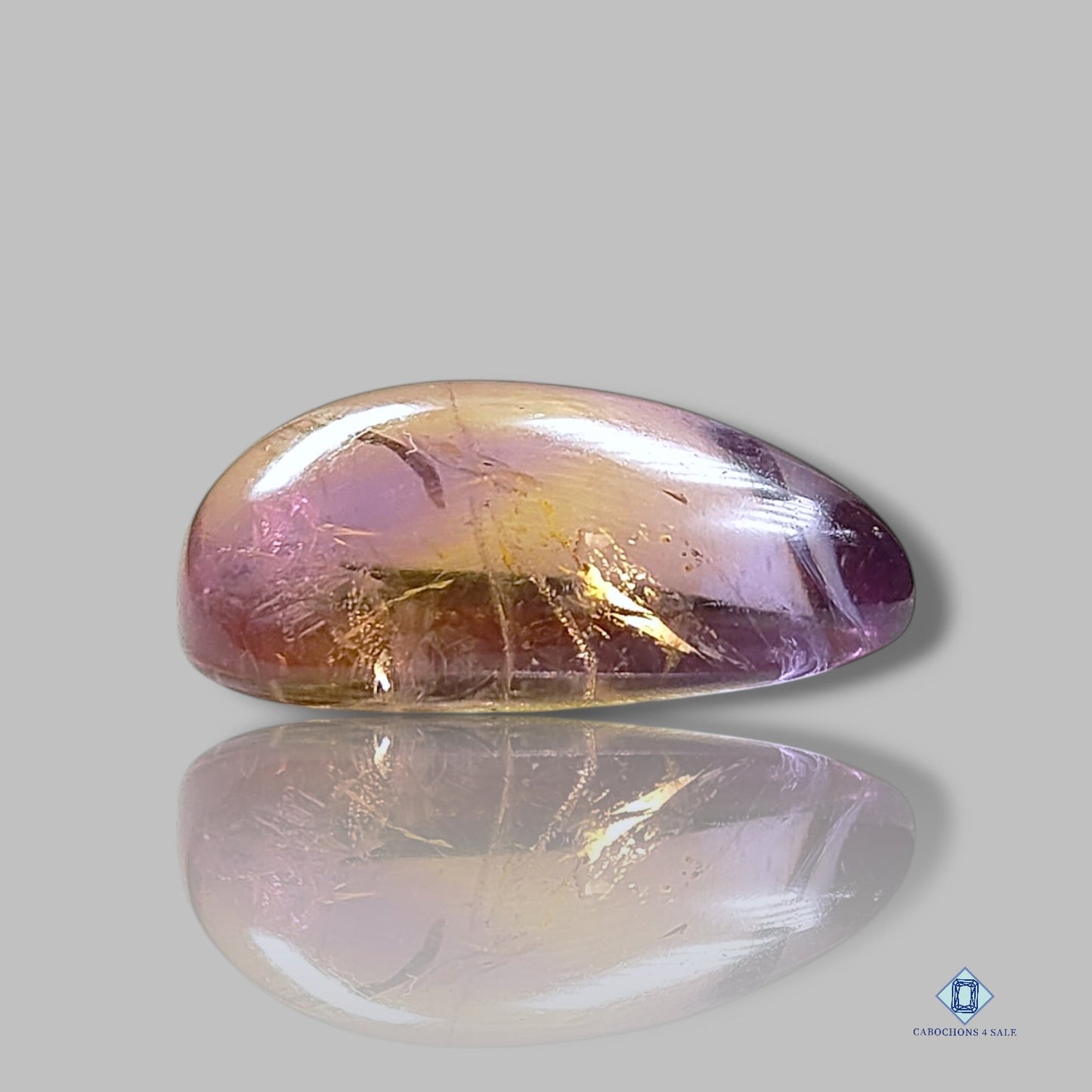 Ametrine Pear Cabochons