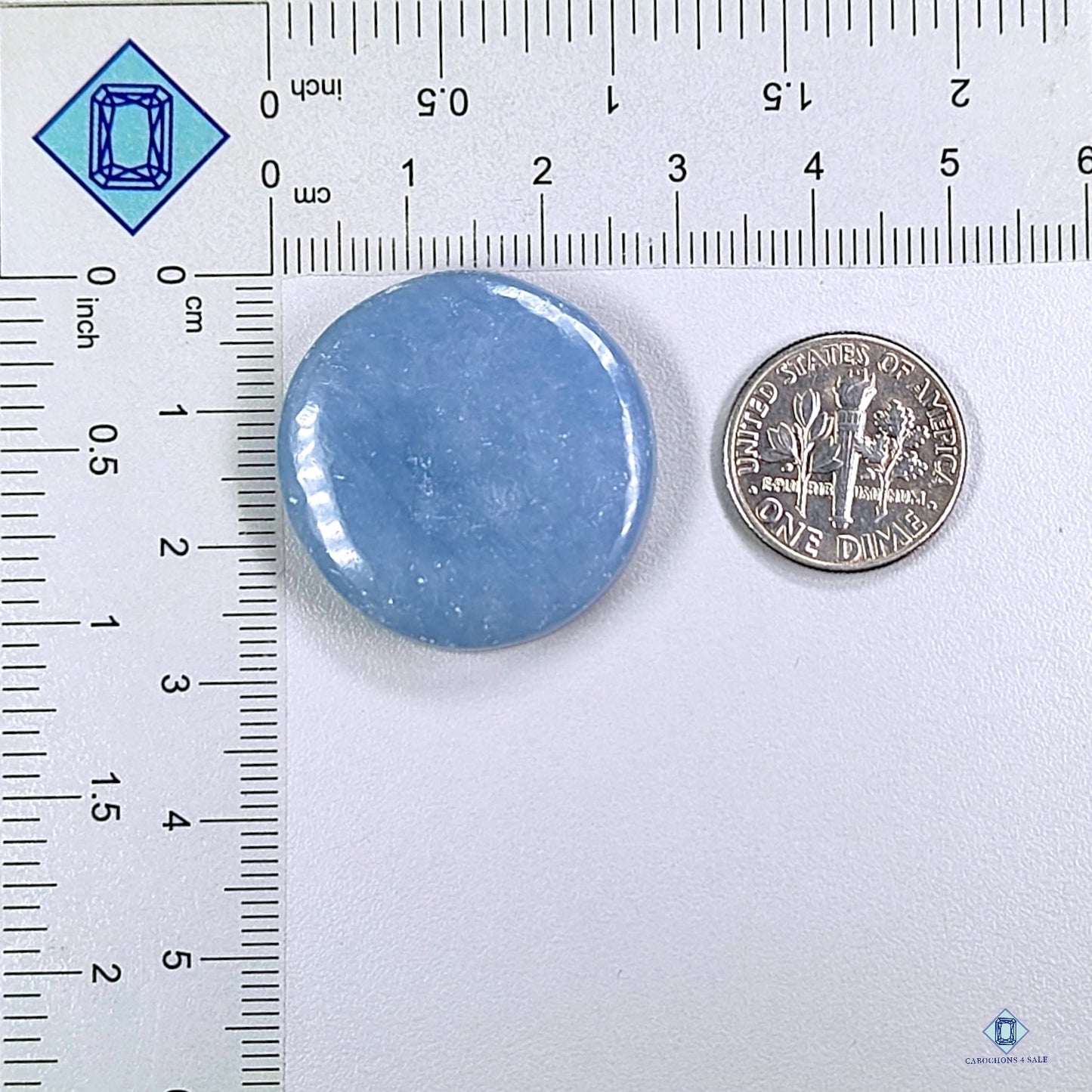 Angelite Round Cabochons