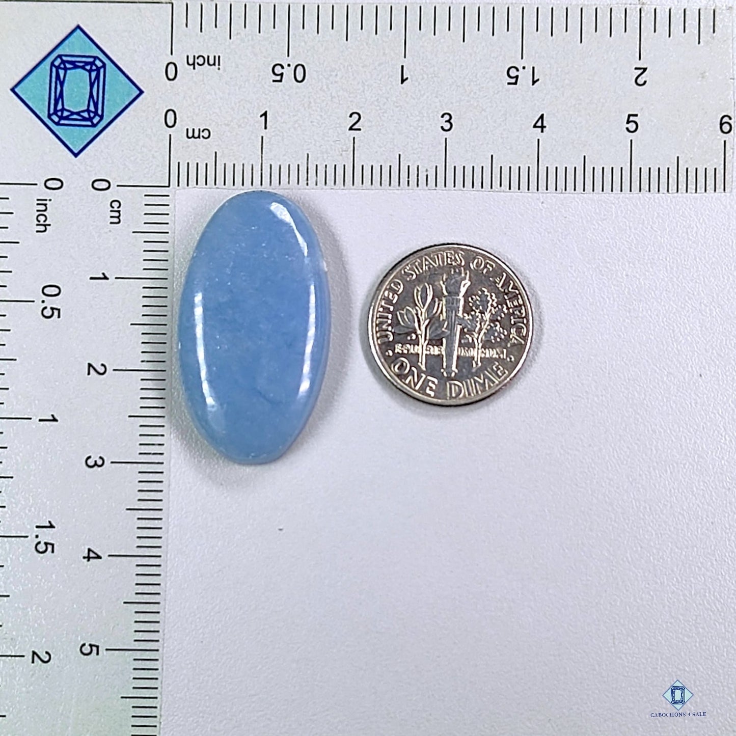 Angelite Oval Cabochons