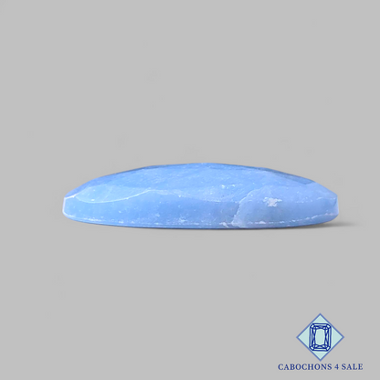 Angelite Oval Rose Cut 32*18*6mm