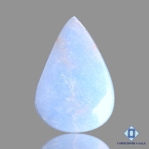 Natural Angelite Gemstone  Pear Cabochons 30*21*6mm From Peru available for sale