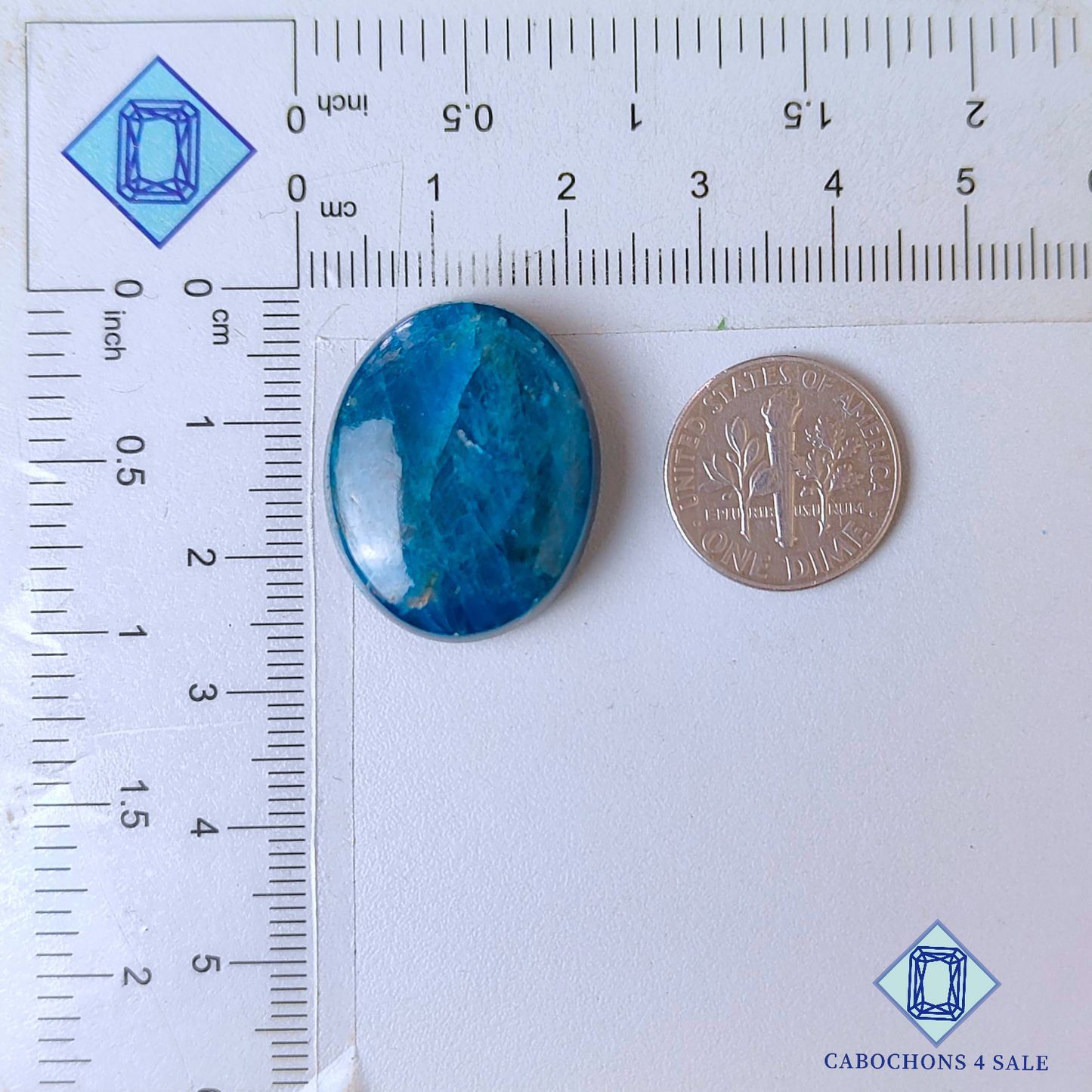Apatite Oval Cabochons 25*20*7mm