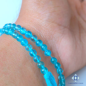 Natural Apatite Gemstone  Round Beads 13 inch*5mm from Brazil available for sale