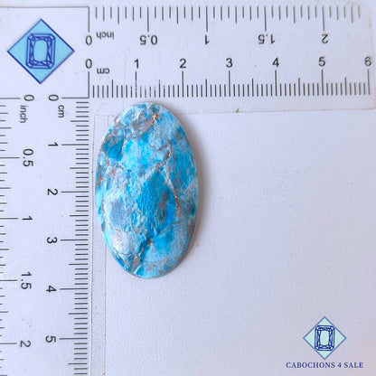 Natural Apatite Gemstone  Oval Cabochons 37*21*5mm from Brazil available for sale