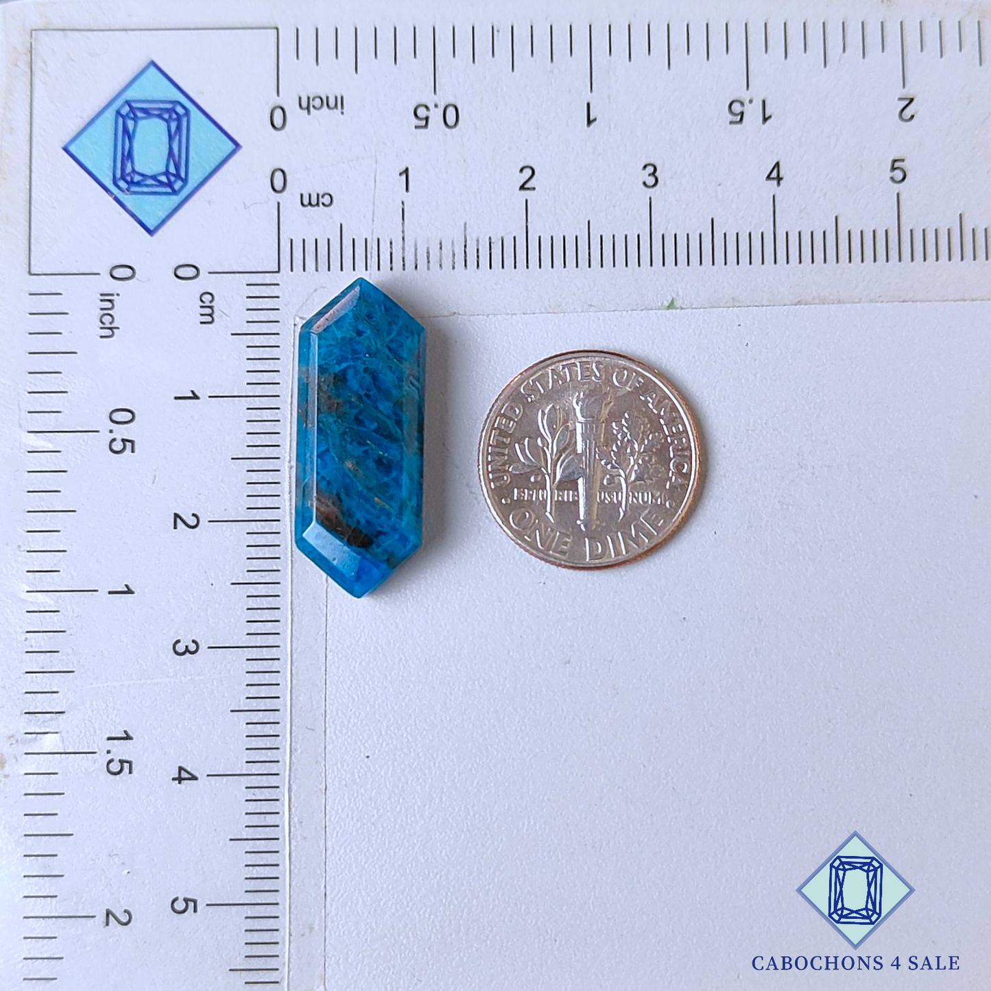 Apatite Hexagon Cabochons