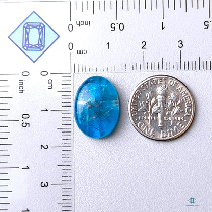 Apatite + Golden Rutile Quartz Oval Doublets