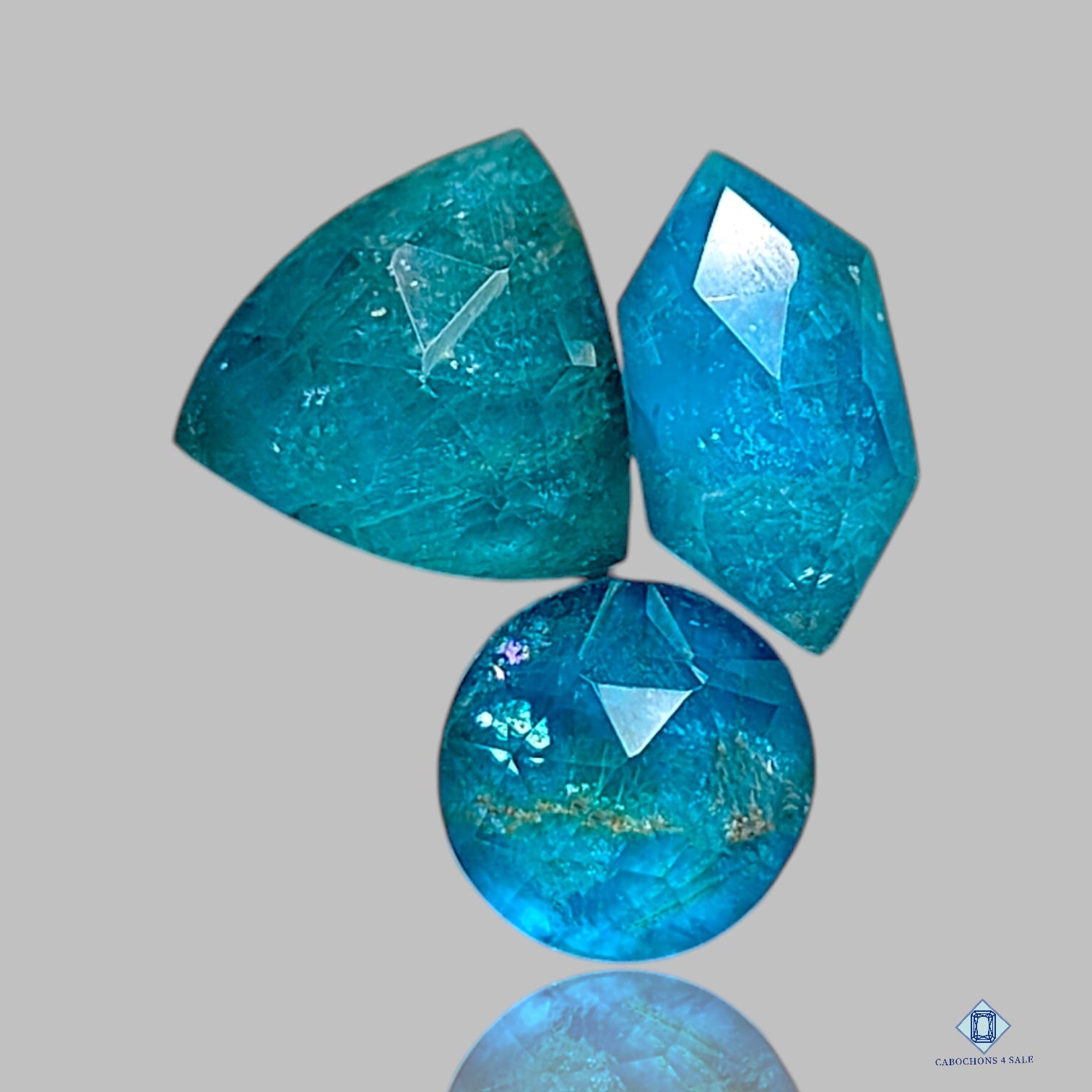 Apatite +  Crystal Quartz Doblets