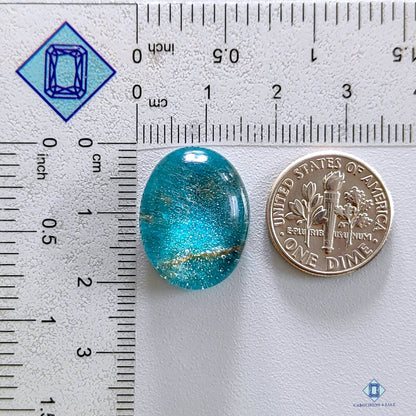 Apatite +  Crystal Quartz Doublets Oval Doublets